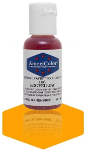 106-Egg Yellow AmeriColor Softgel Paste Food Color
