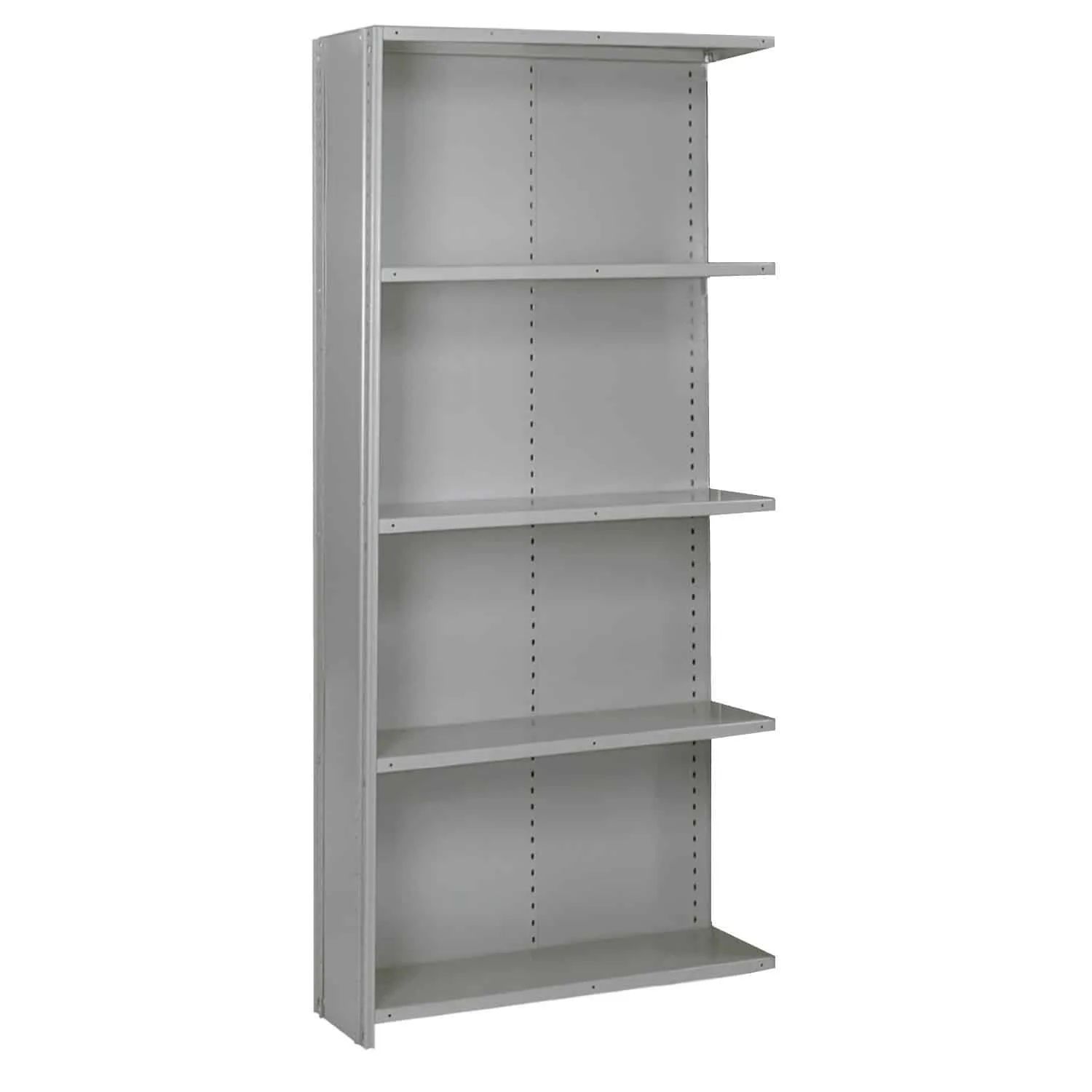 8000 Series Closed Steel Shelving with 5 Shelves - 22 Gauge - Medium-Duty