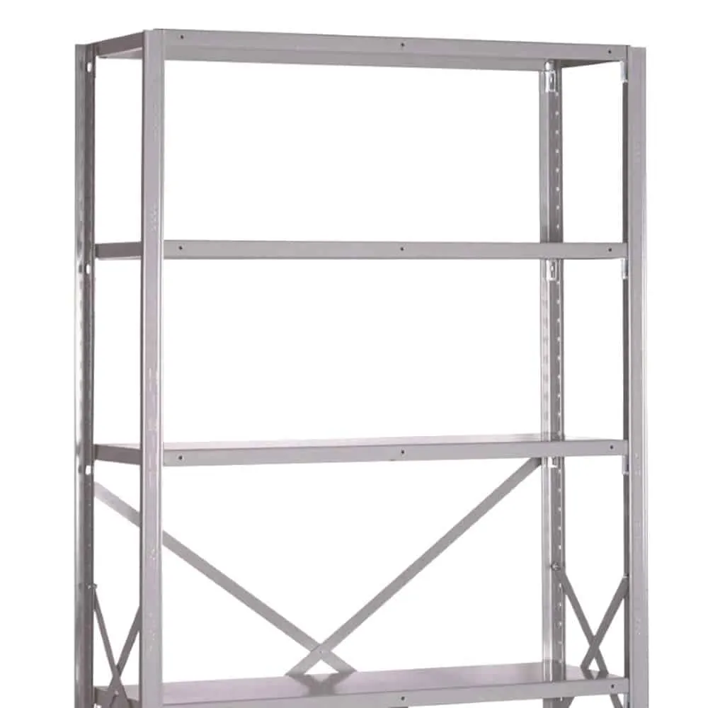 8000 Series Open Steel Shelving with 5 Shelves - 20 Gauge - Heavy-Duty