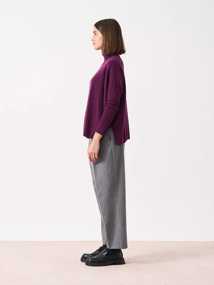 Absolut Cashmere Clara Jumper Eggplant