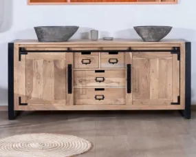 Adelle Acacia wood 71 inch bathroom vanity
