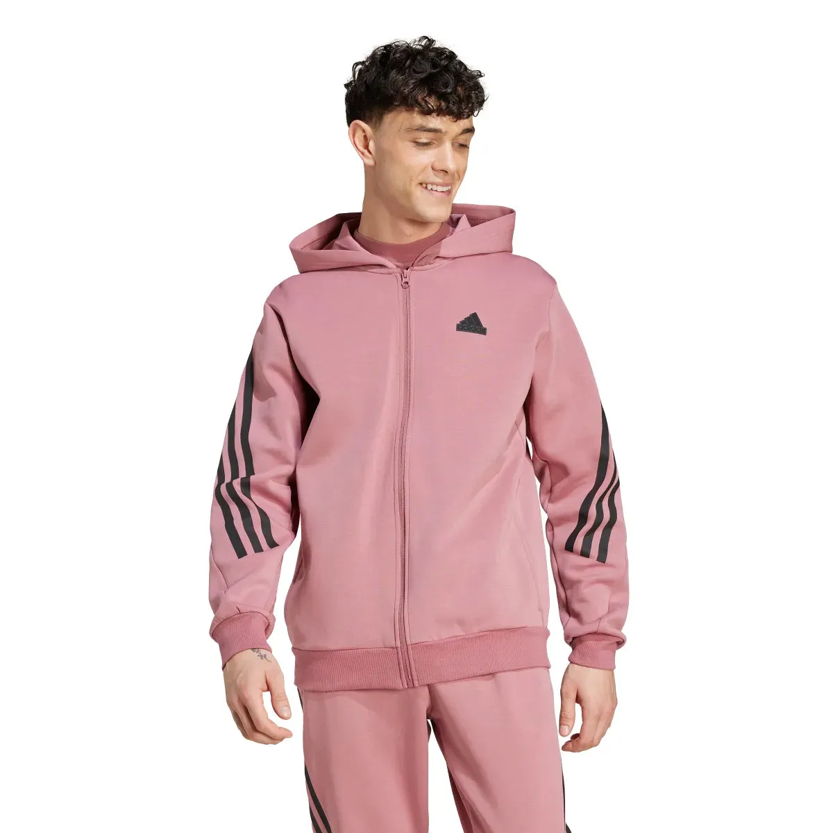 adidas Men's Future Icons 3-Stripes Full Zip Hoodie