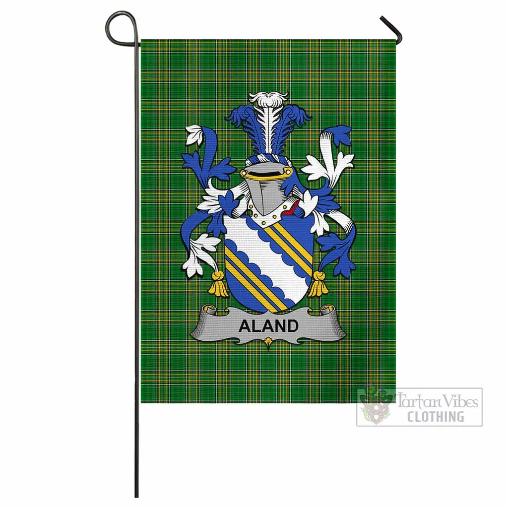 Aland Irish Clan Flag with Coat of Arms