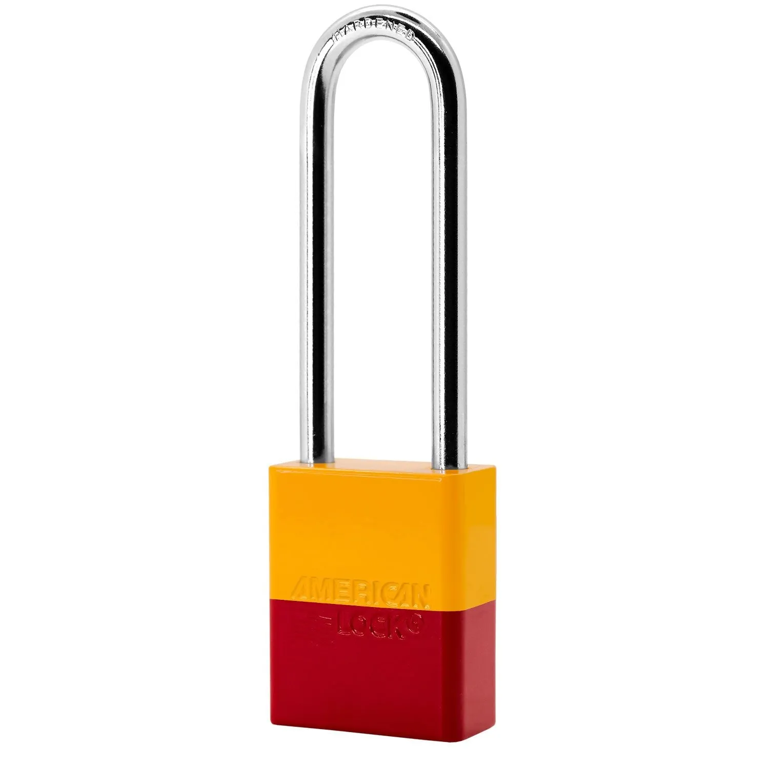 American Lock A1107PC Powder Coated Dual Colored Aluminum Padlock