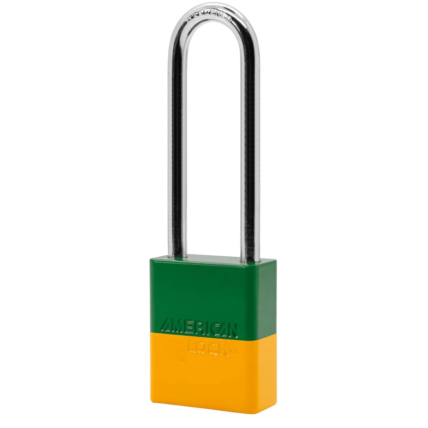 American Lock A1107PC Powder Coated Dual Colored Aluminum Padlock
