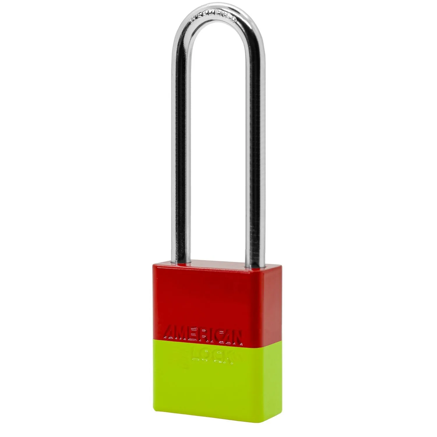 American Lock A1107PC Powder Coated Dual Colored Aluminum Padlock