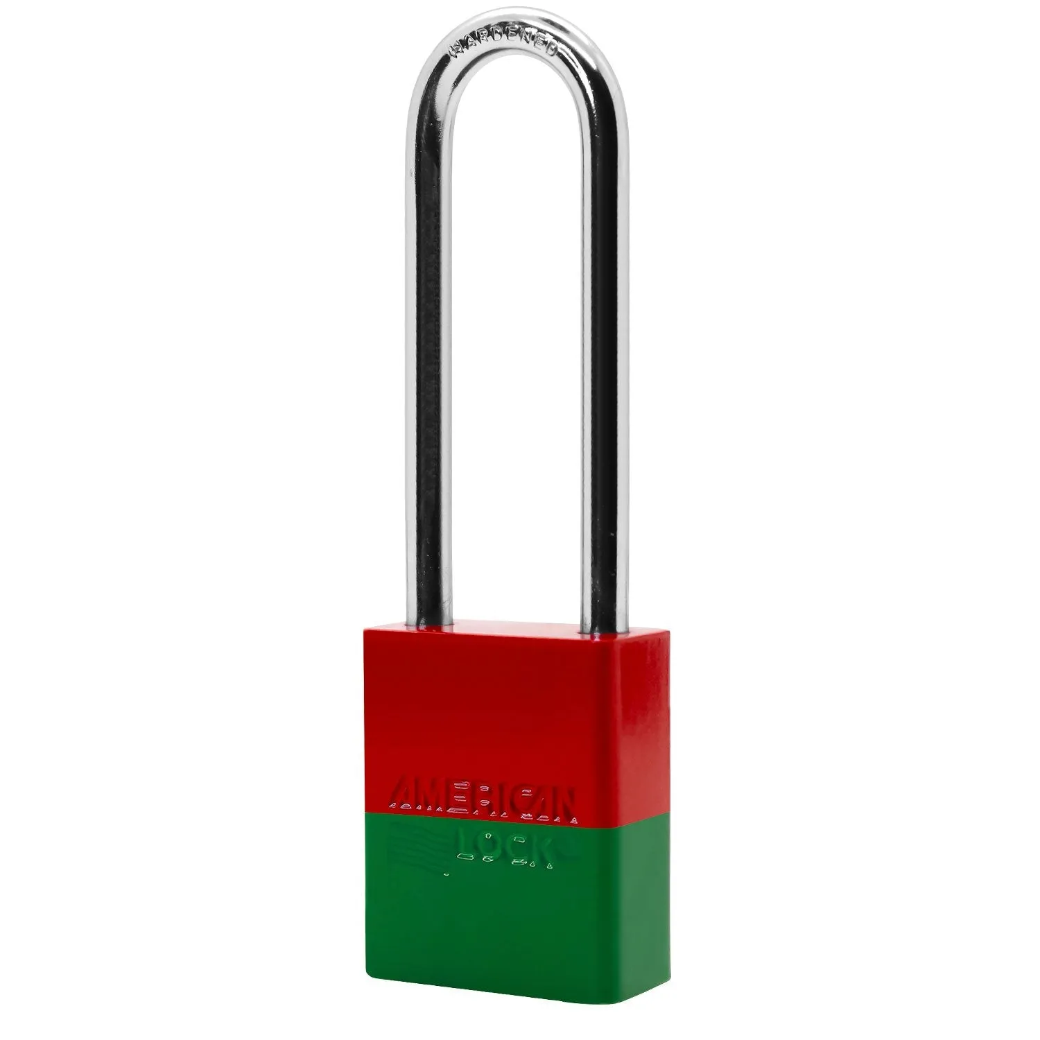 American Lock A1107PC Powder Coated Dual Colored Aluminum Padlock
