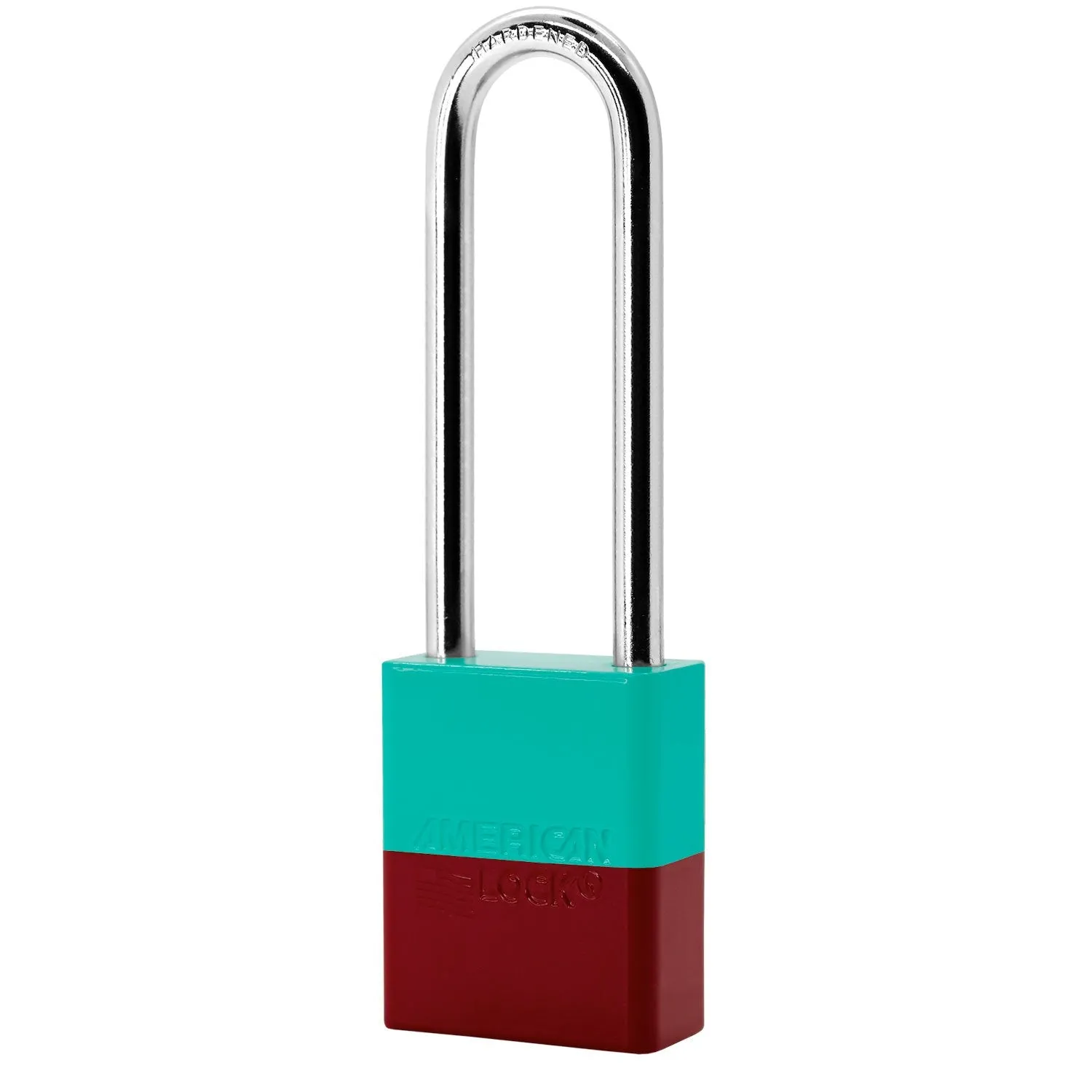 American Lock A1107PC Powder Coated Dual Colored Aluminum Padlock