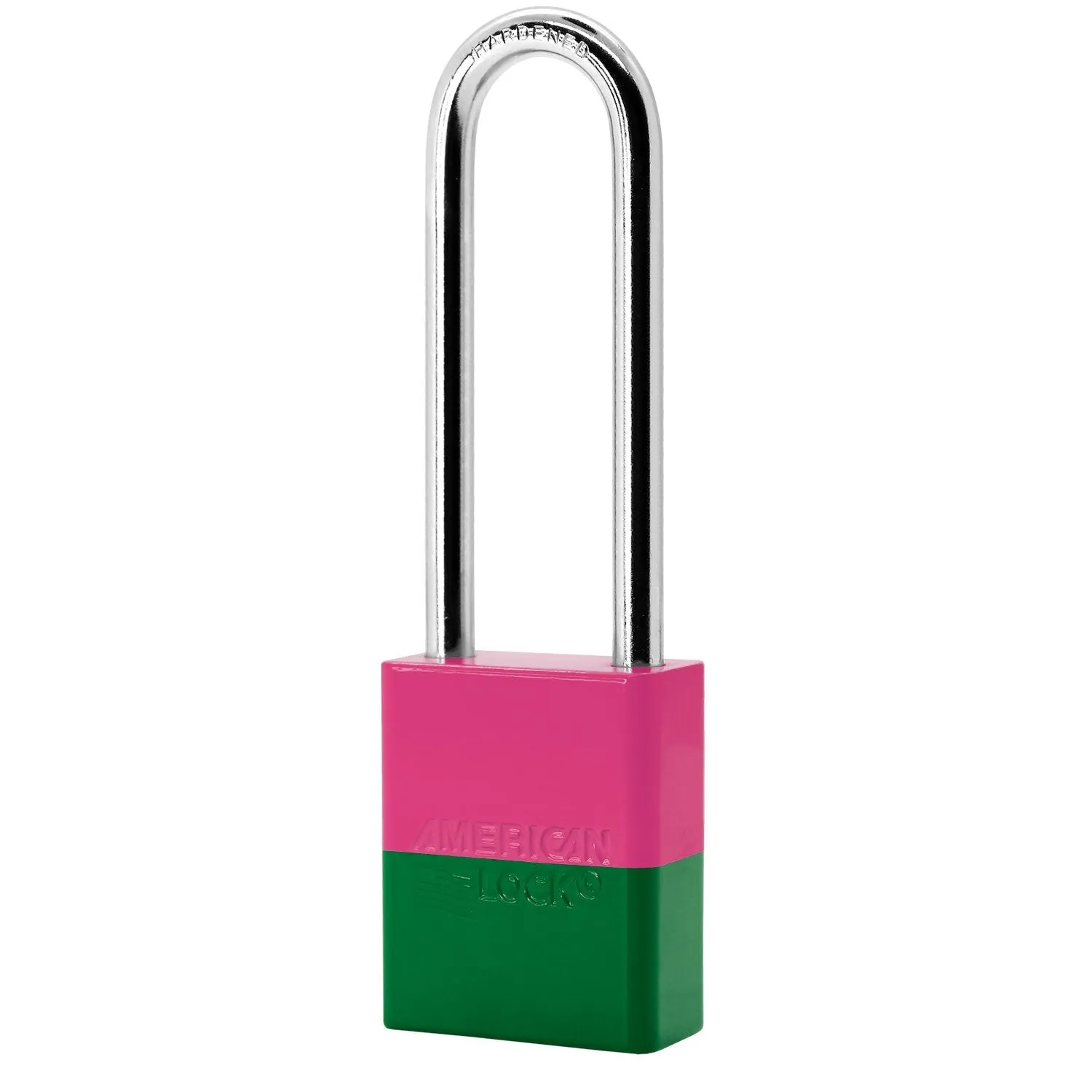 American Lock A1107PC Powder Coated Dual Colored Aluminum Padlock