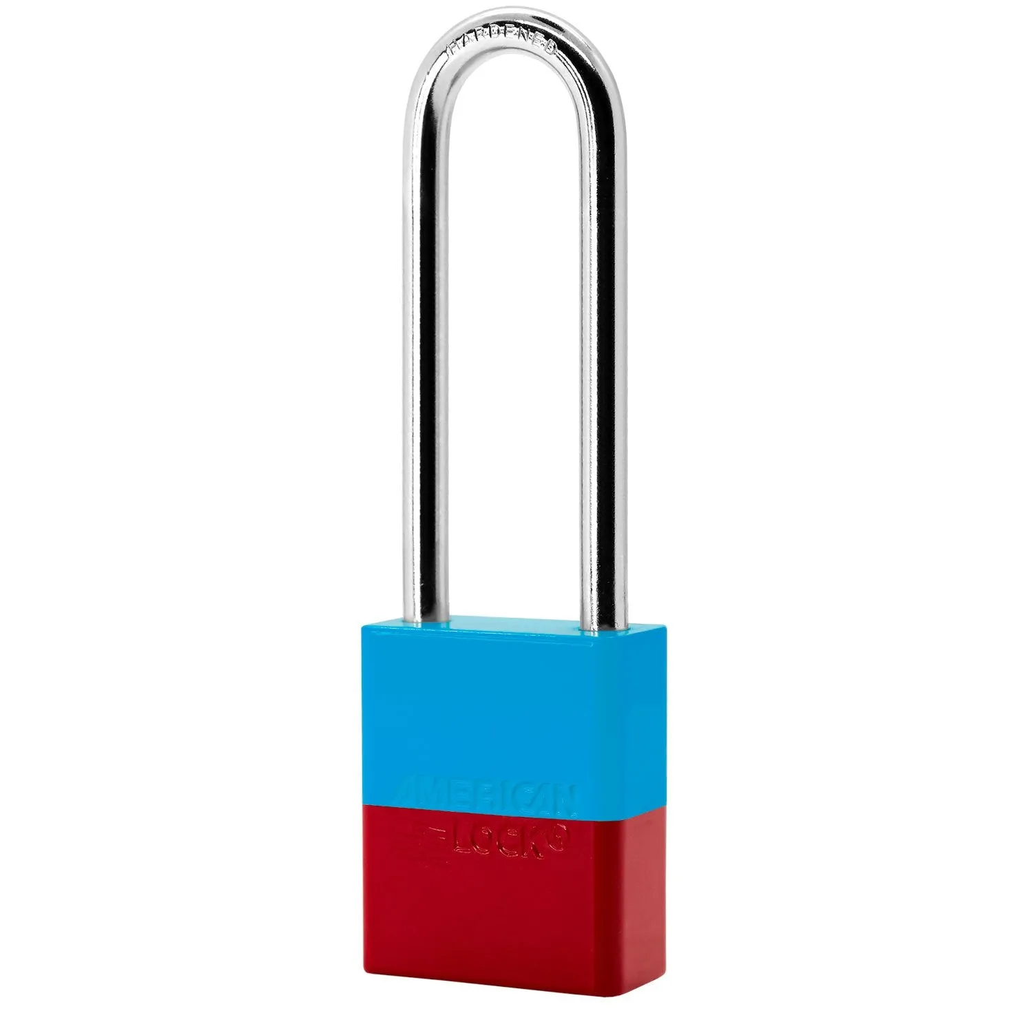 American Lock A1107PC Powder Coated Dual Colored Aluminum Padlock