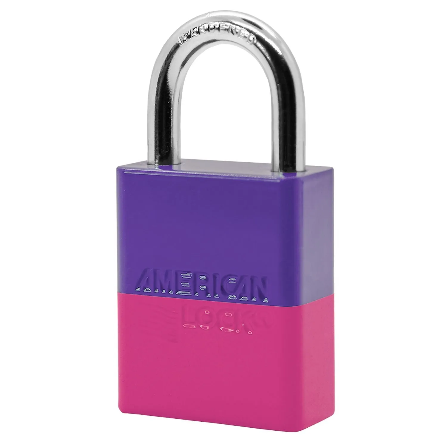 American Lock A1165PC Powder Coated Dual Colored Aluminum Padlock