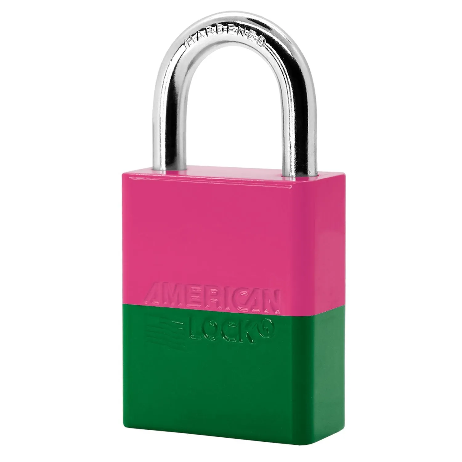 American Lock A1165PC Powder Coated Dual Colored Aluminum Padlock