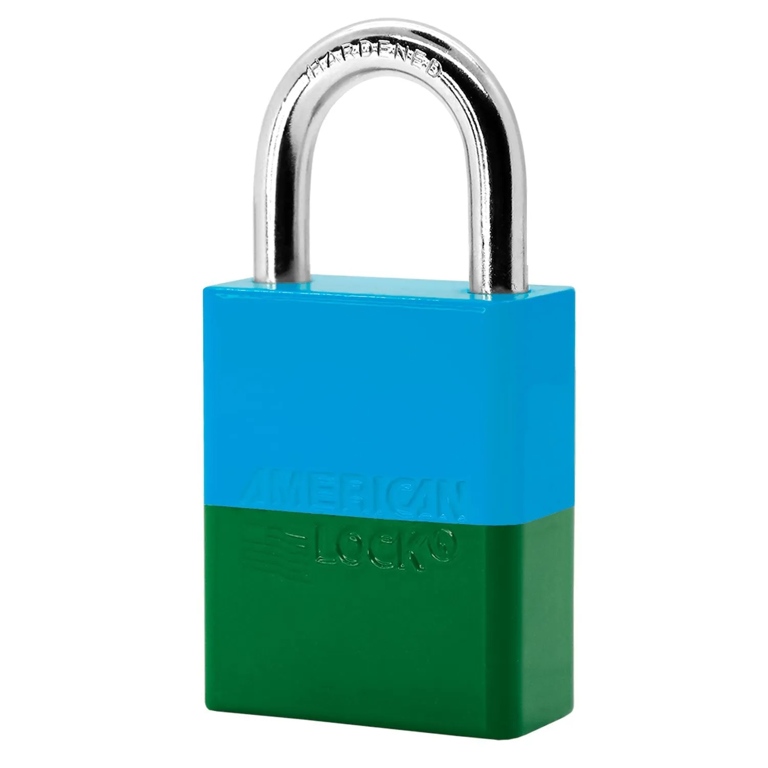 American Lock A1165PC Powder Coated Dual Colored Aluminum Padlock