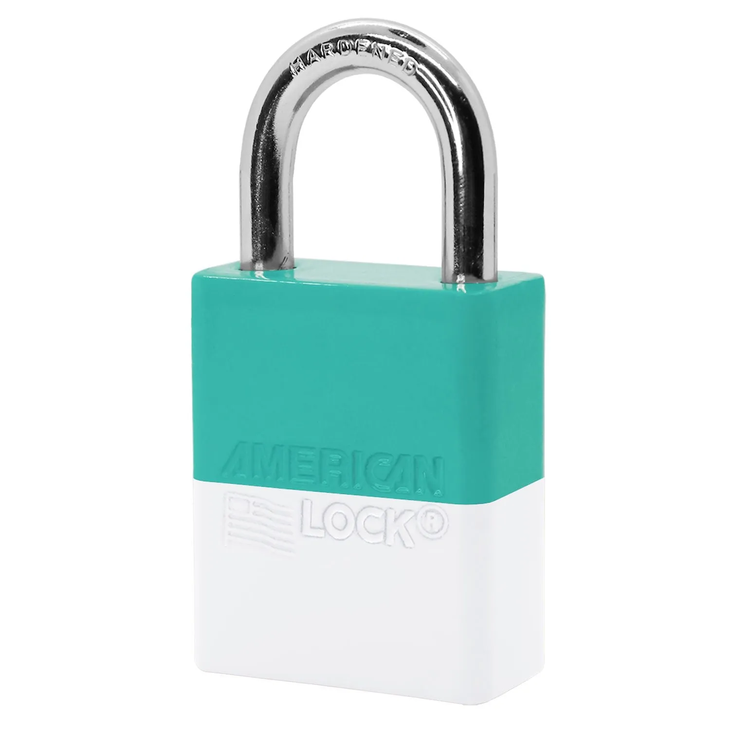American Lock A1165PC Powder Coated Dual Colored Aluminum Padlock