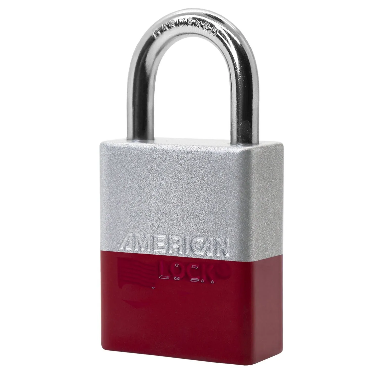 American Lock A1165PC Powder Coated Dual Colored Aluminum Padlock