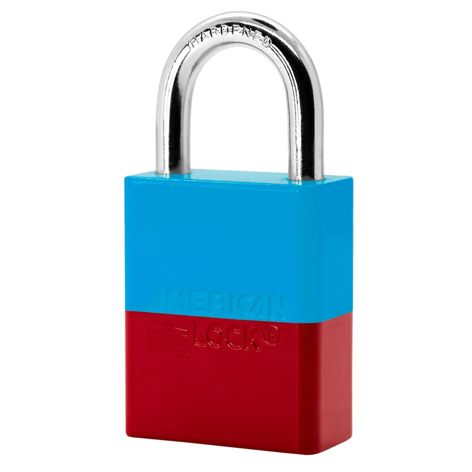 American Lock A1165PC Powder Coated Dual Colored Aluminum Padlock