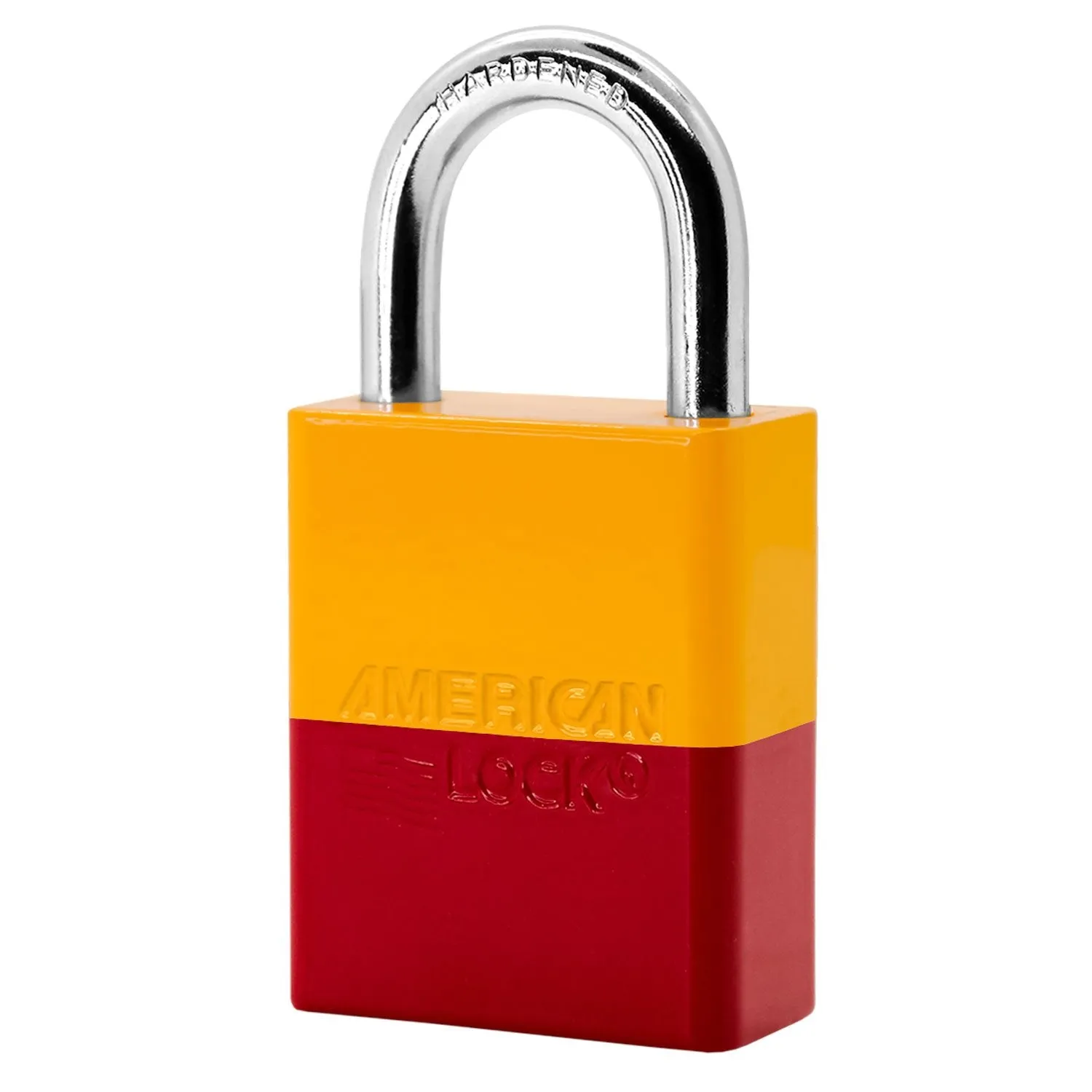 American Lock A1165PC Powder Coated Dual Colored Aluminum Padlock
