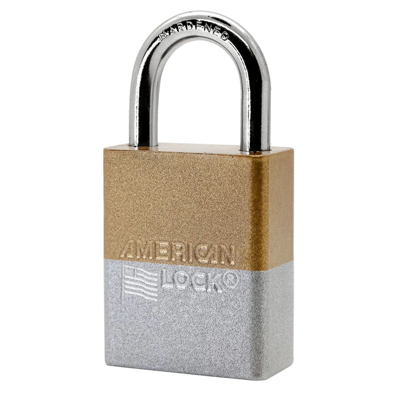 American Lock A1165PC Powder Coated Dual Colored Aluminum Padlock