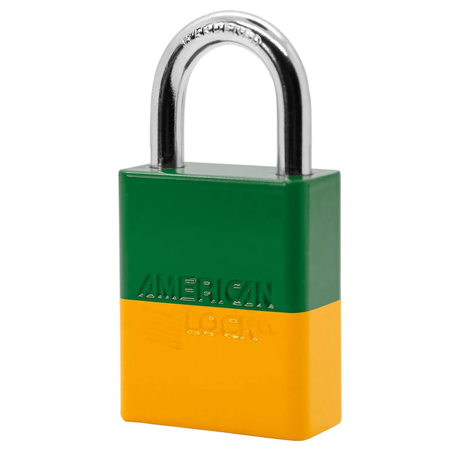 American Lock A1165PC Powder Coated Dual Colored Aluminum Padlock