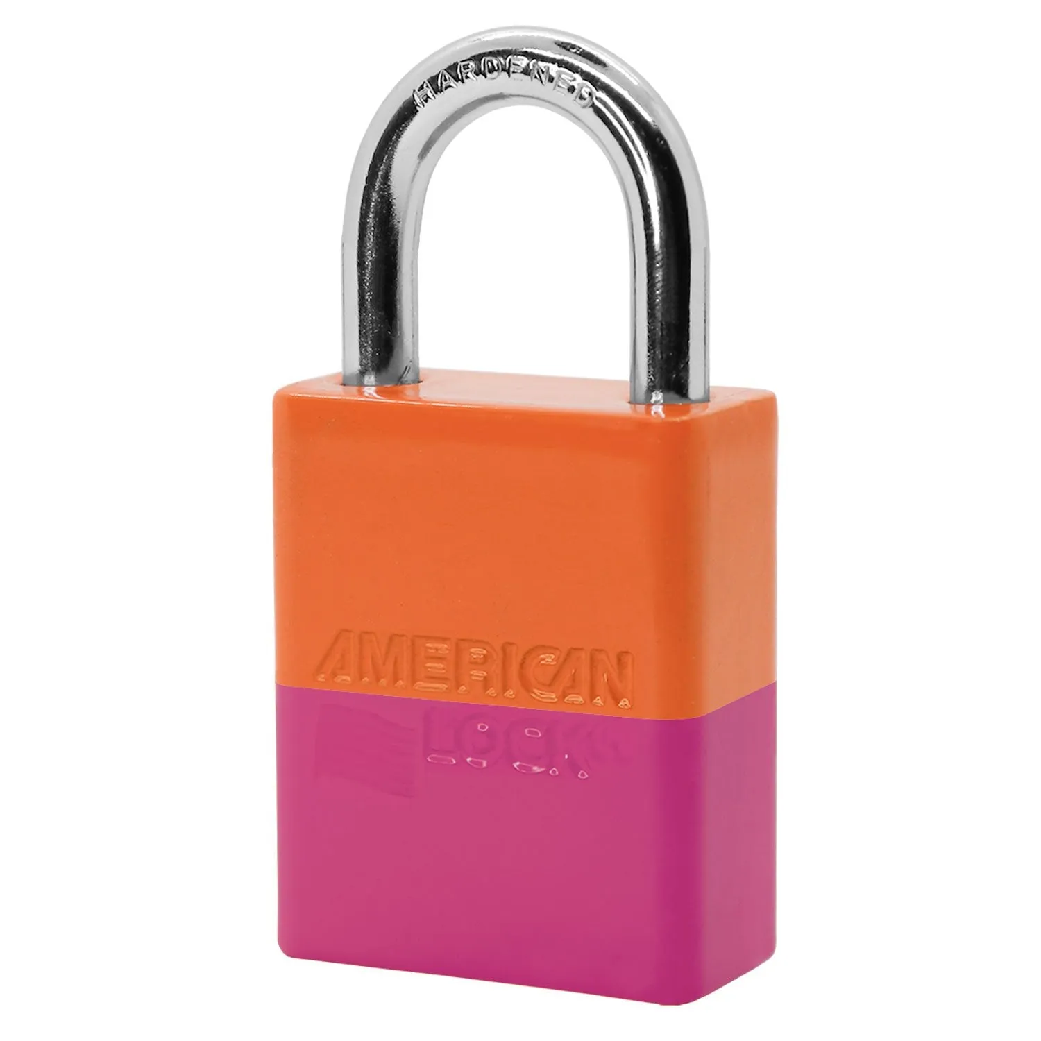 American Lock A1165PC Powder Coated Dual Colored Aluminum Padlock