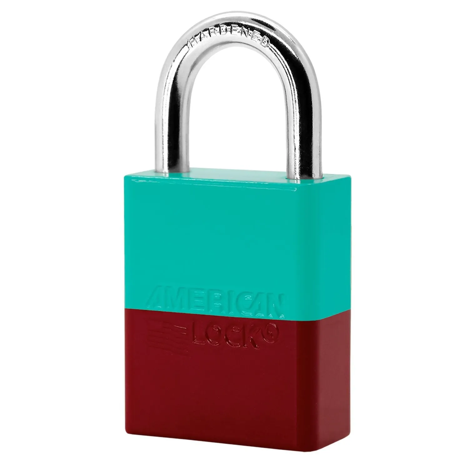 American Lock A1165PC Powder Coated Dual Colored Aluminum Padlock