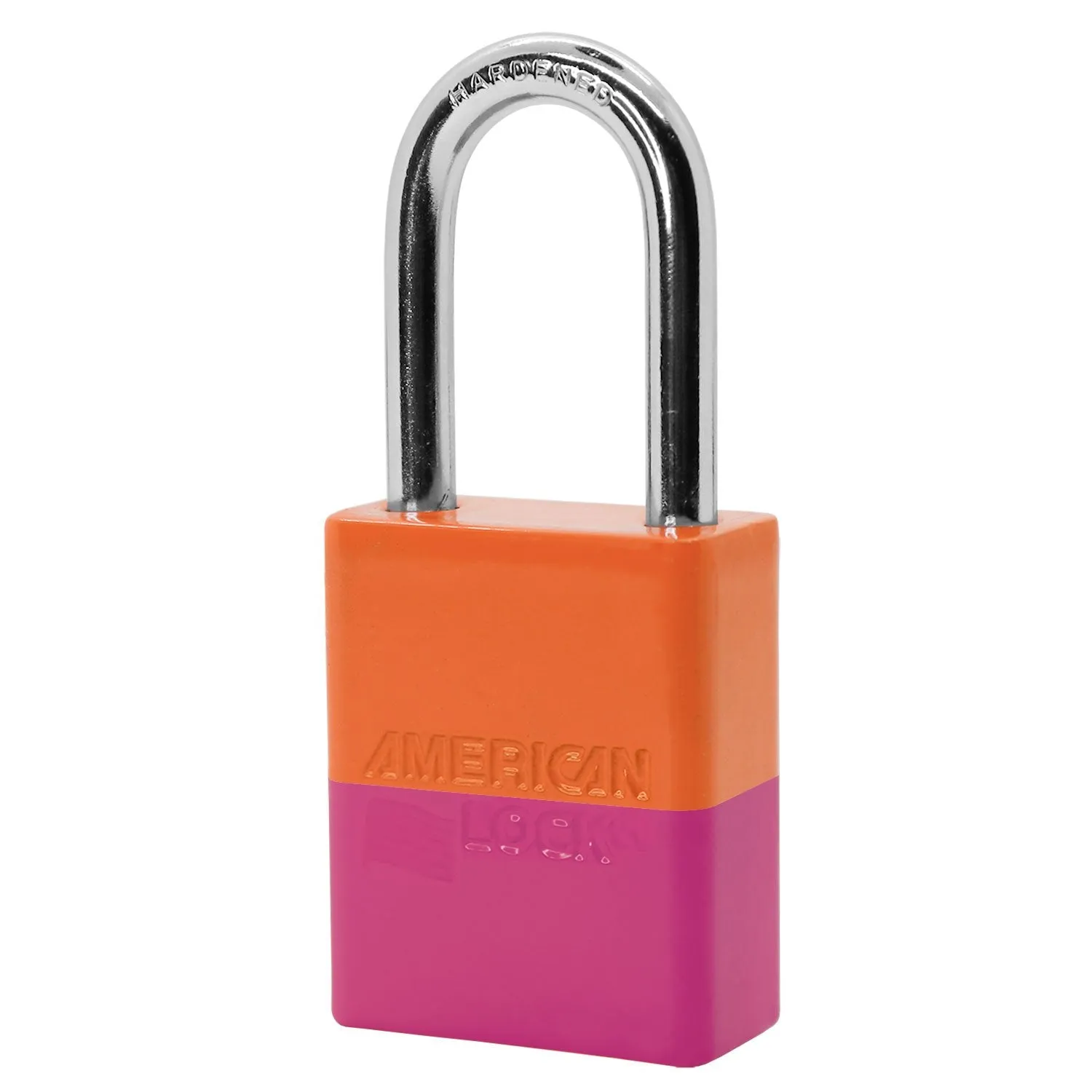 American Lock A1166PC Powder Coated Dual Colored Aluminum Padlock