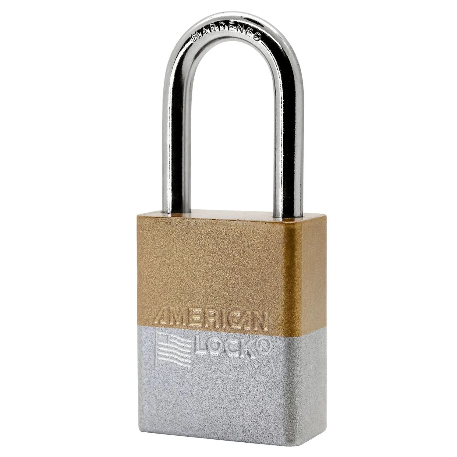 American Lock A1166PC Powder Coated Dual Colored Aluminum Padlock