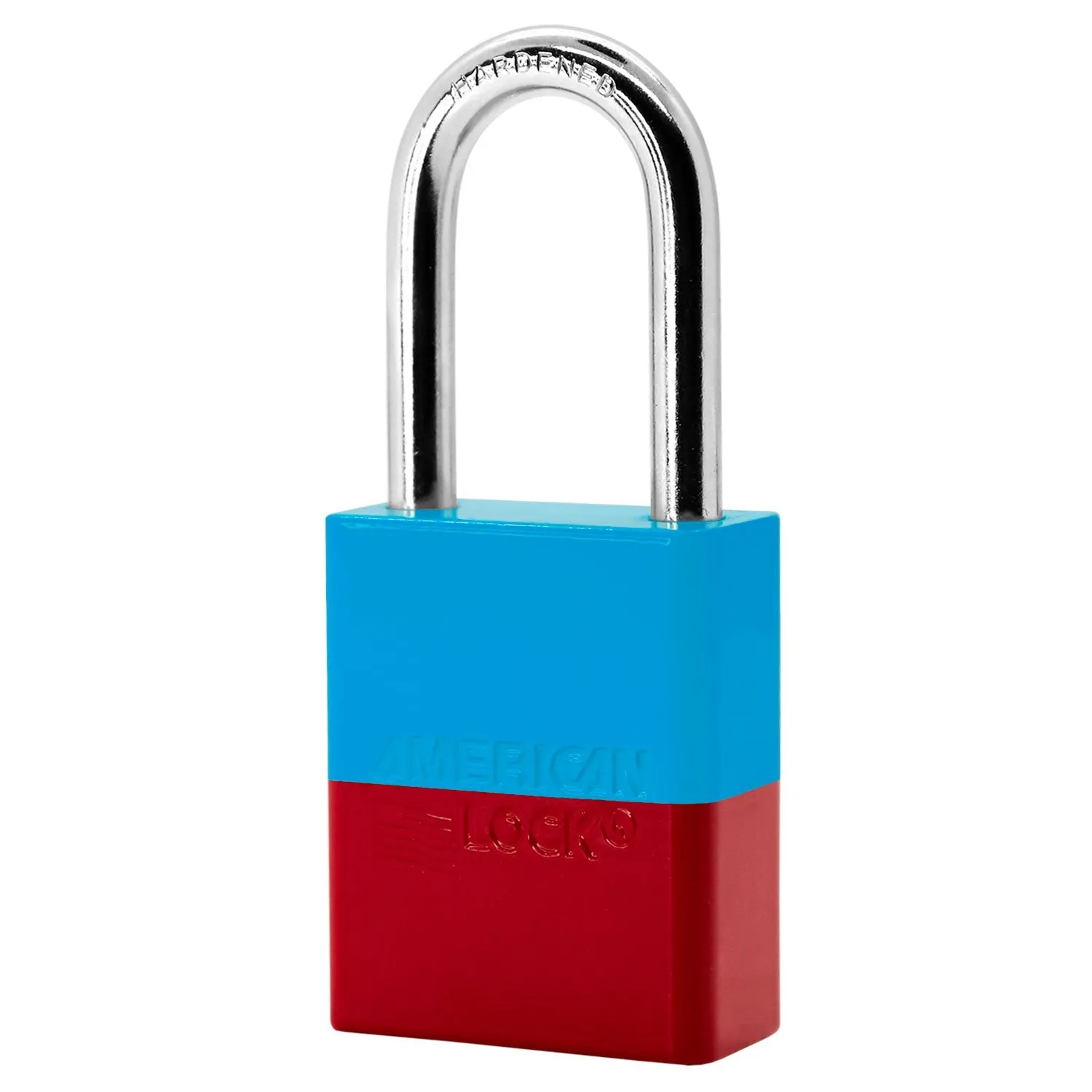 American Lock A1166PC Powder Coated Dual Colored Aluminum Padlock