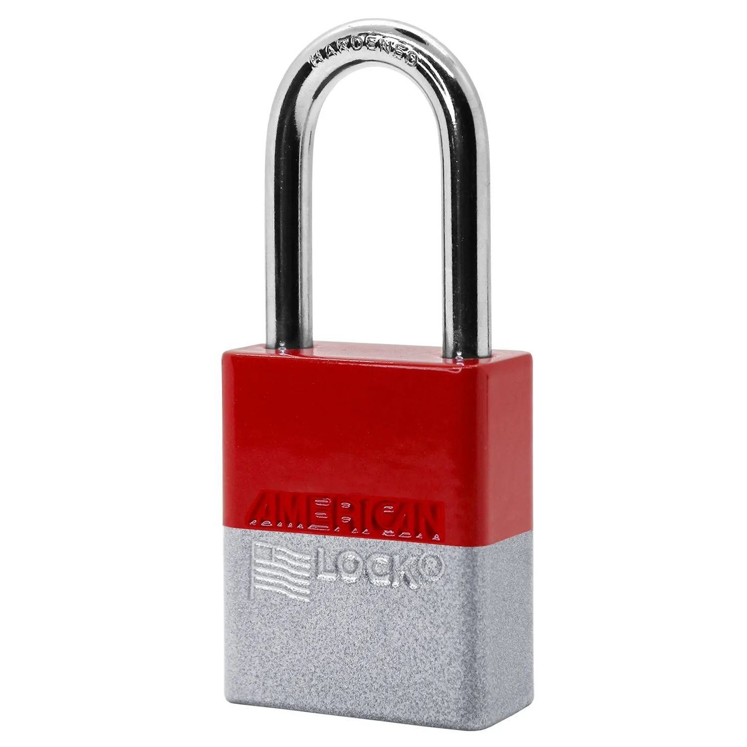 American Lock A1166PC Powder Coated Dual Colored Aluminum Padlock
