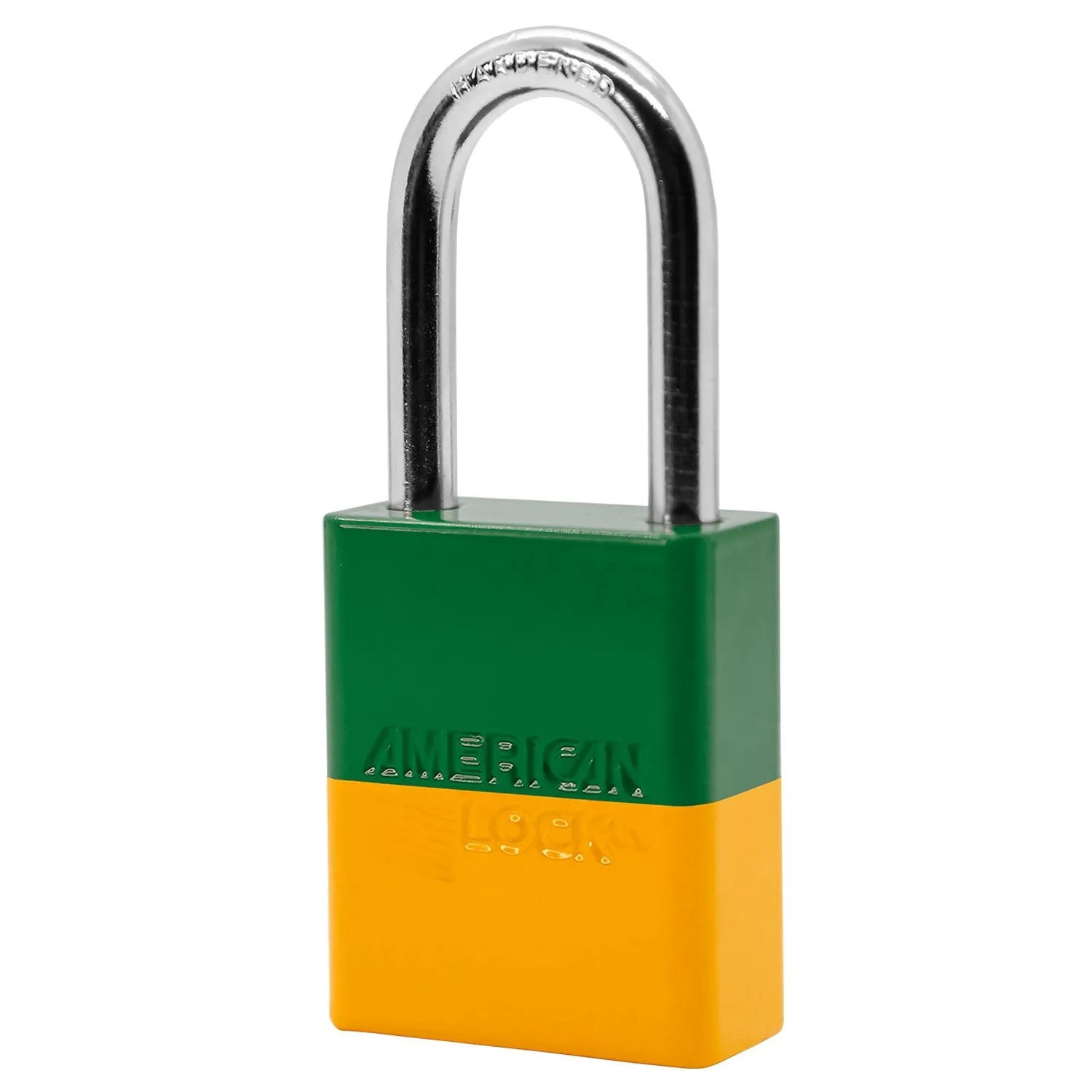 American Lock A1166PC Powder Coated Dual Colored Aluminum Padlock