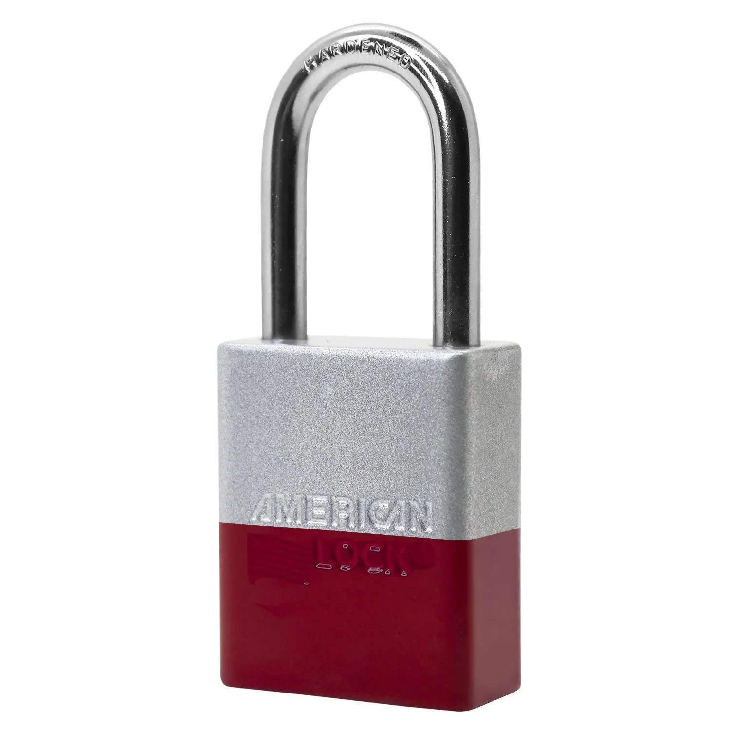 American Lock A1166PC Powder Coated Dual Colored Aluminum Padlock