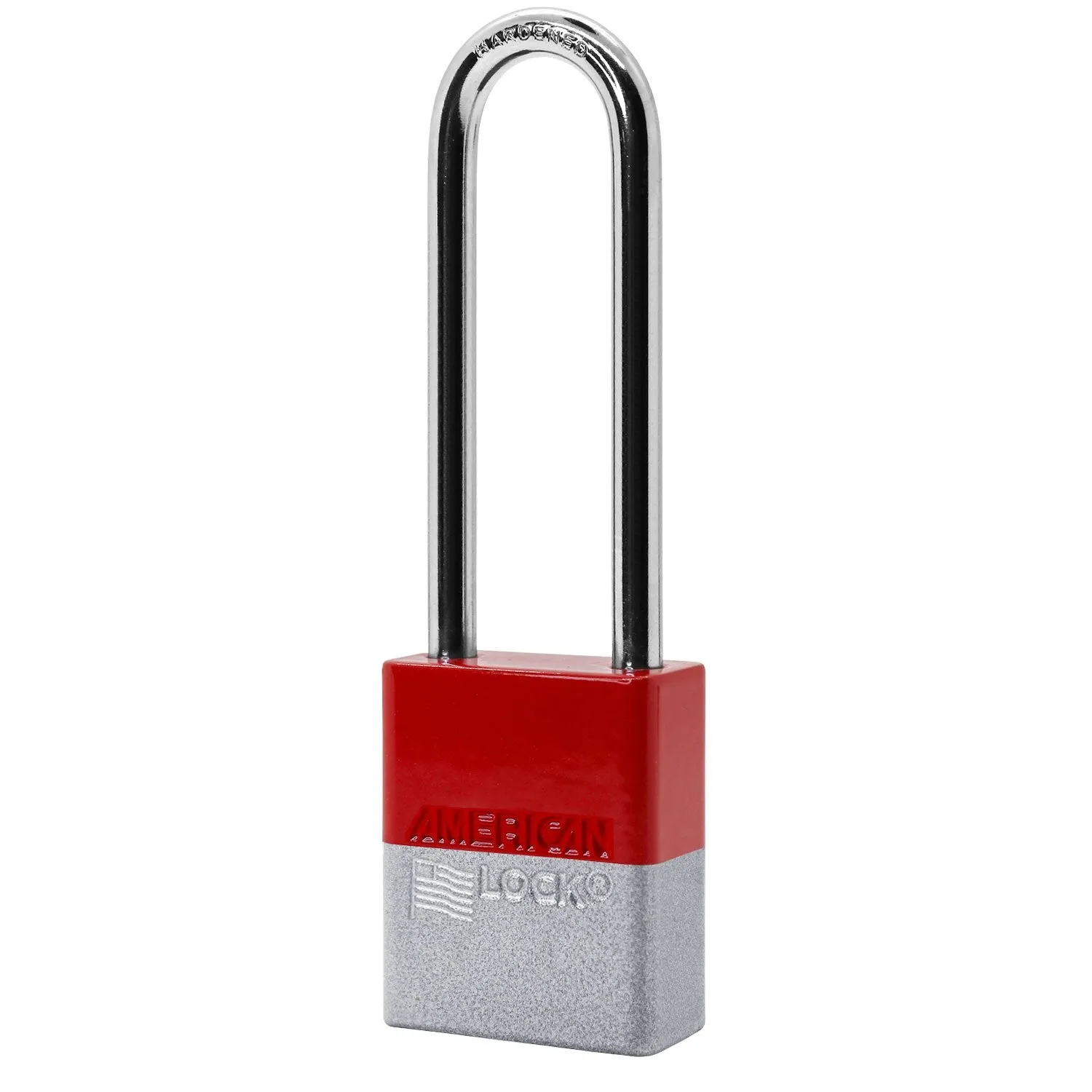 American Lock A1167PC Powder Coated Dual Colored Aluminum Padlock