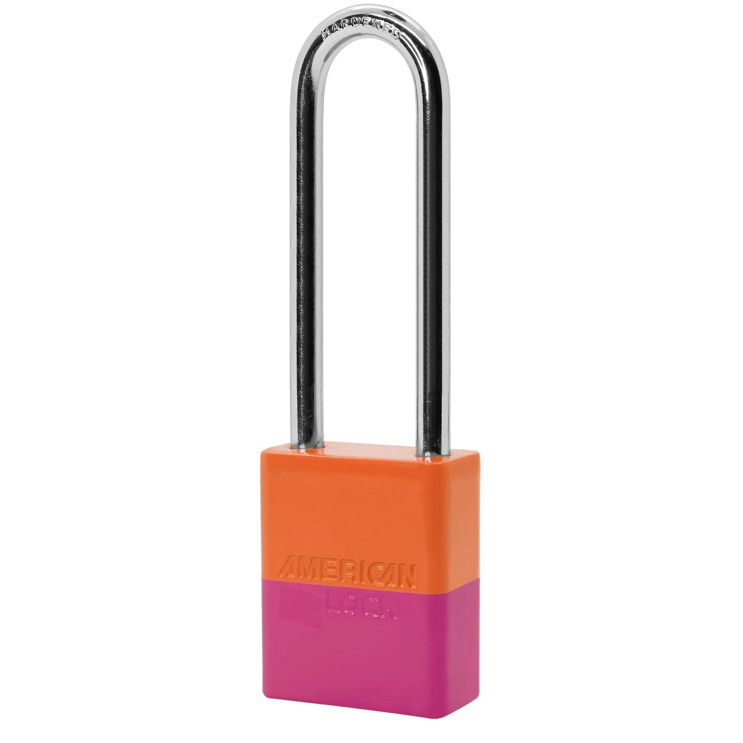 American Lock S1107PC Powder Coated Dual Colored Aluminum Padlock