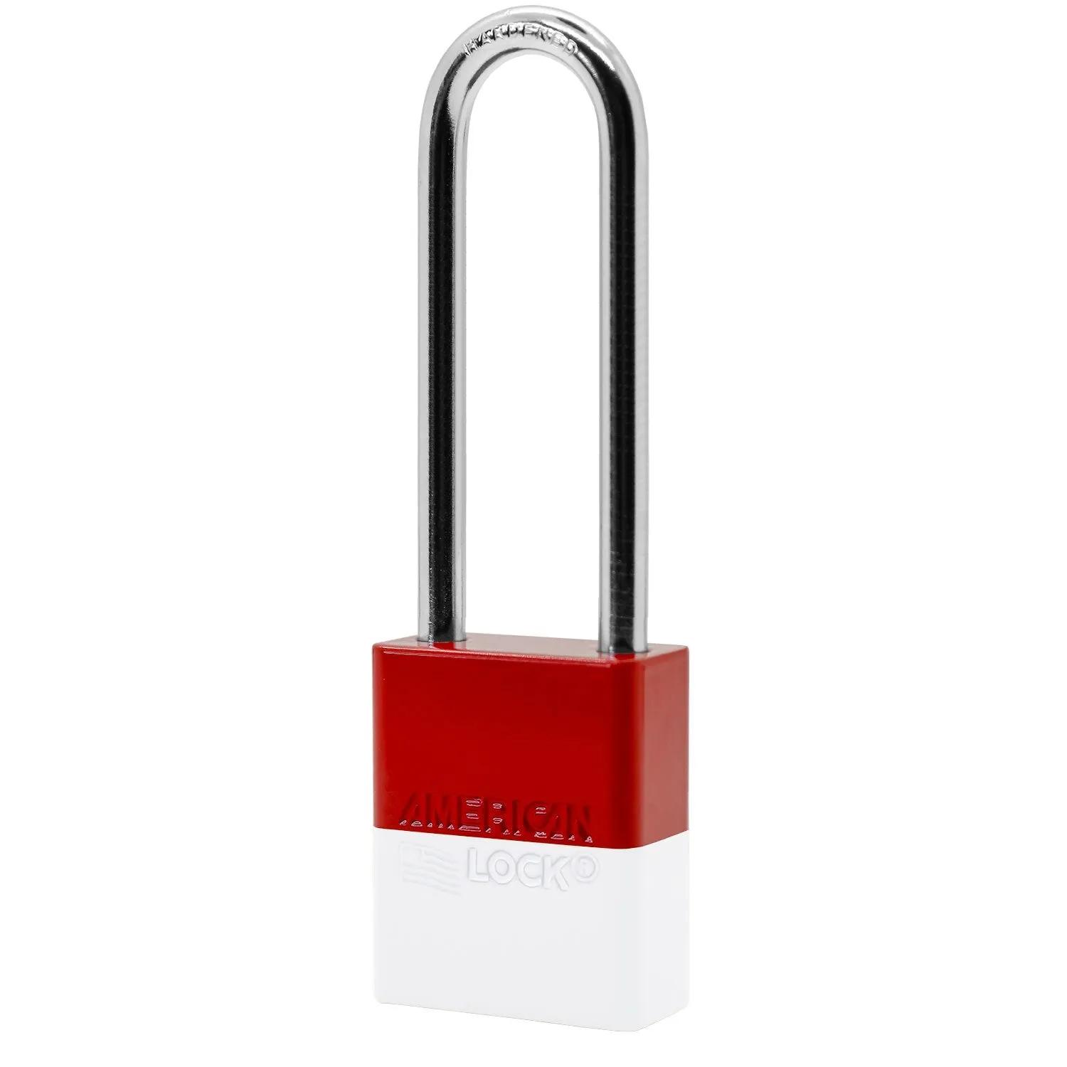American Lock S1107PC Powder Coated Dual Colored Aluminum Padlock