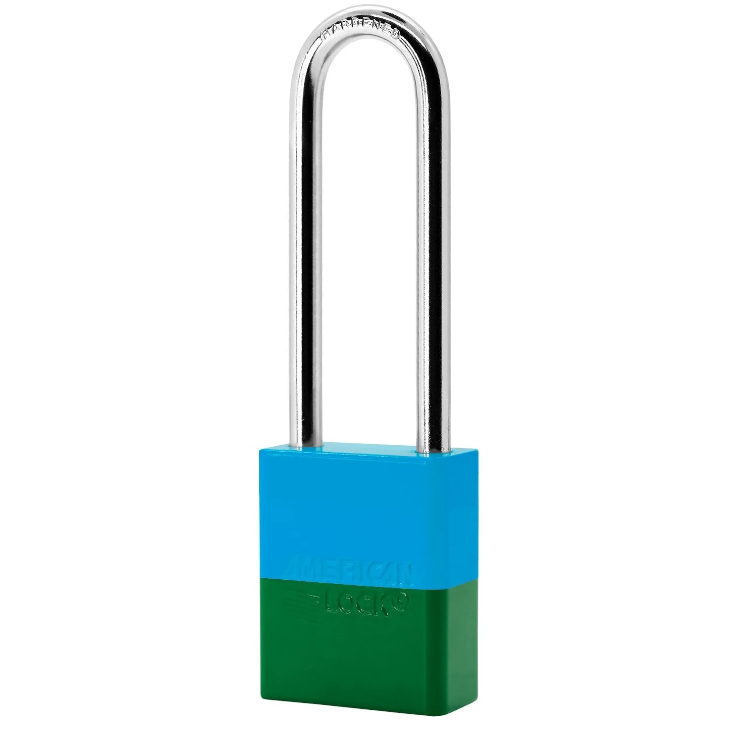 American Lock S1107PC Powder Coated Dual Colored Aluminum Padlock