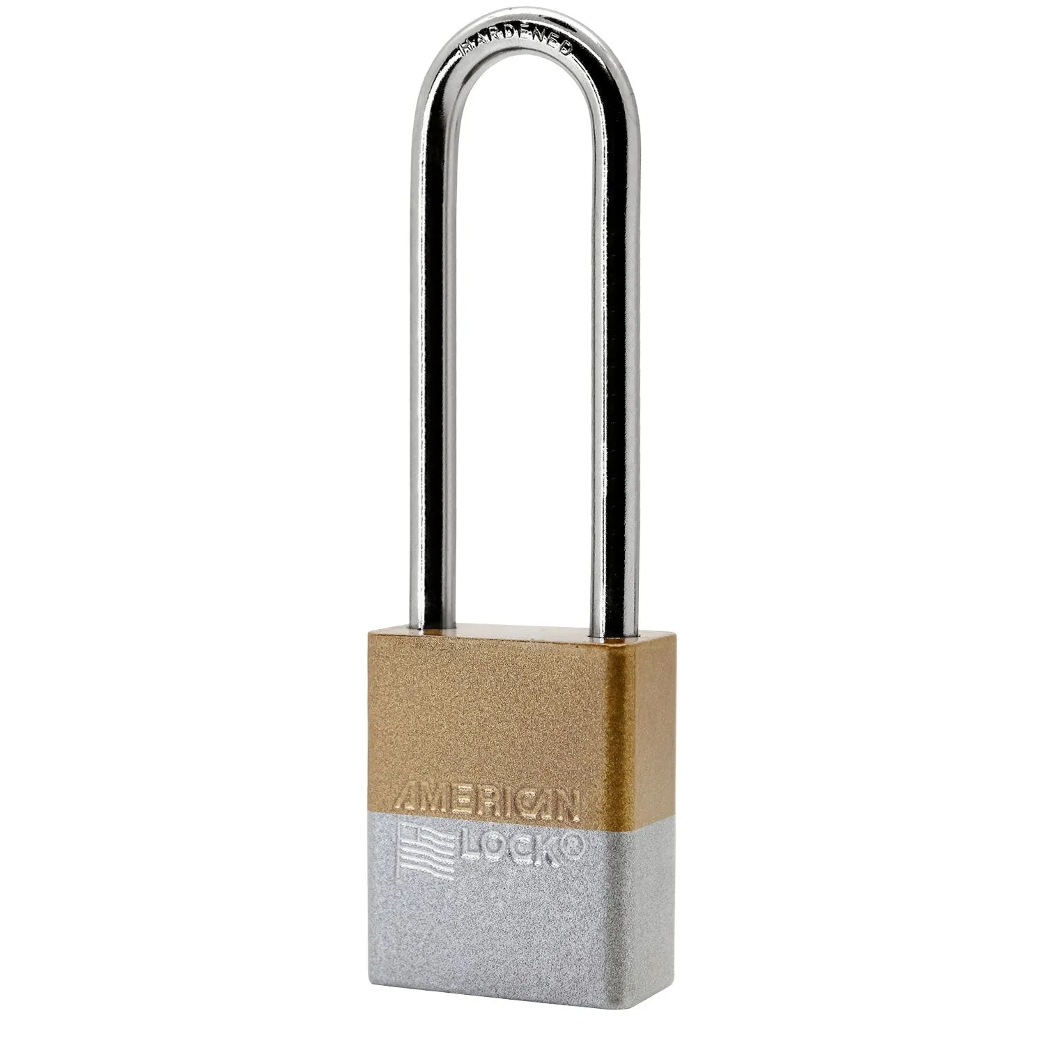 American Lock S1107PC Powder Coated Dual Colored Aluminum Padlock