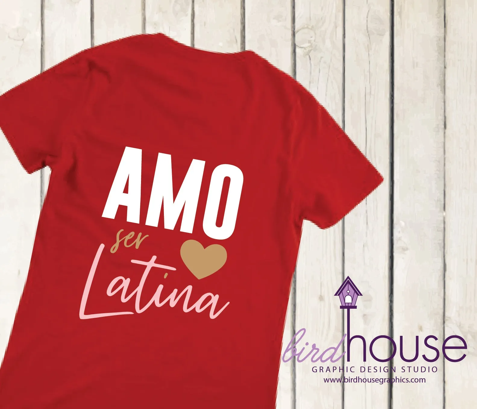 Amo Ser Latina Shirt, Cute Tees, Custom Pick any Colors, Matte or Glitter
