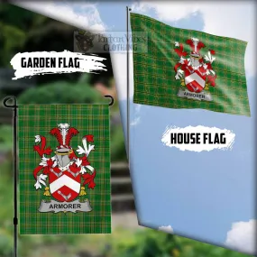 Armorer Irish Clan Flag with Coat of Arms