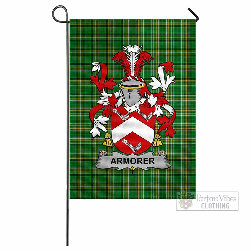 Armorer Irish Clan Flag with Coat of Arms