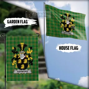 Ashmore Irish Clan Flag with Coat of Arms