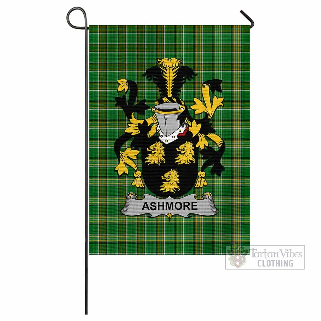 Ashmore Irish Clan Flag with Coat of Arms