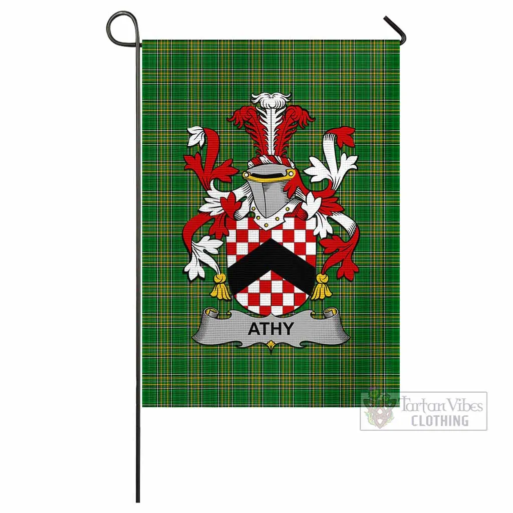 Athy Irish Clan Flag with Coat of Arms