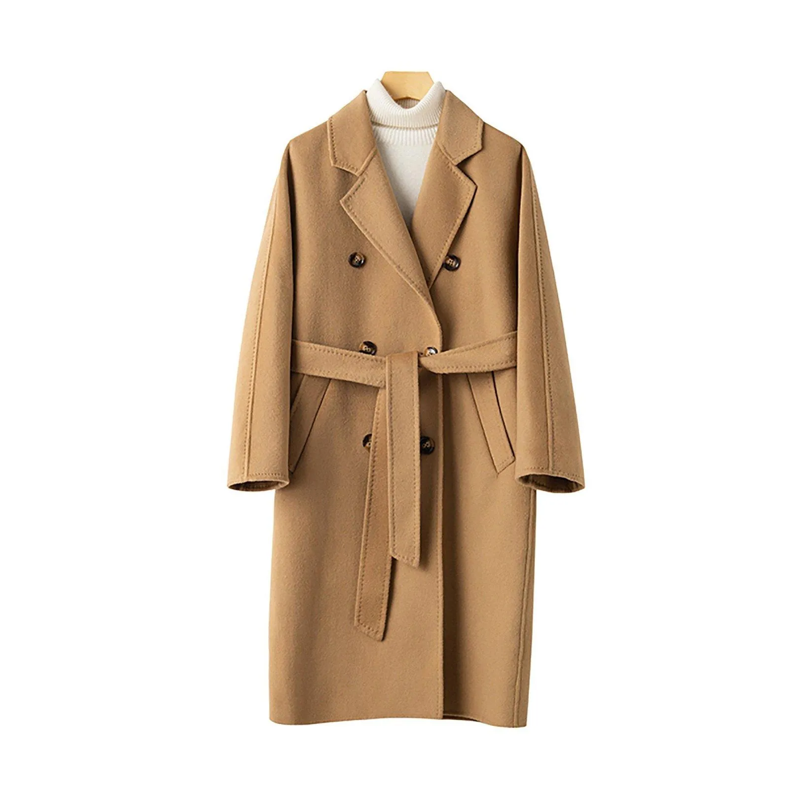 Audrey Double Breasted Wool Coat