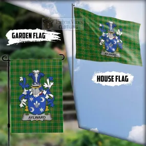 Aylward Irish Clan Flag with Coat of Arms