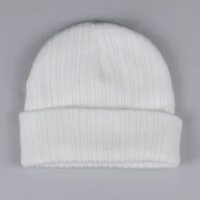 Baby Beanie Hat - White