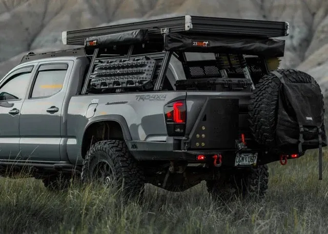 Backwoods Adventure Mods Toyota Tacoma 2016  Hi-Lite High Clearance Dual Swing Out Rear Bumper