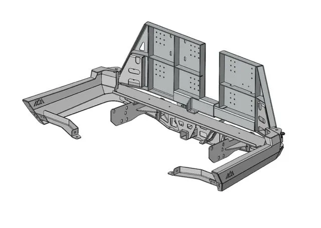 Backwoods Adventure Mods Toyota Tacoma 2016  Hi-Lite High Clearance Dual Swing Out Rear Bumper