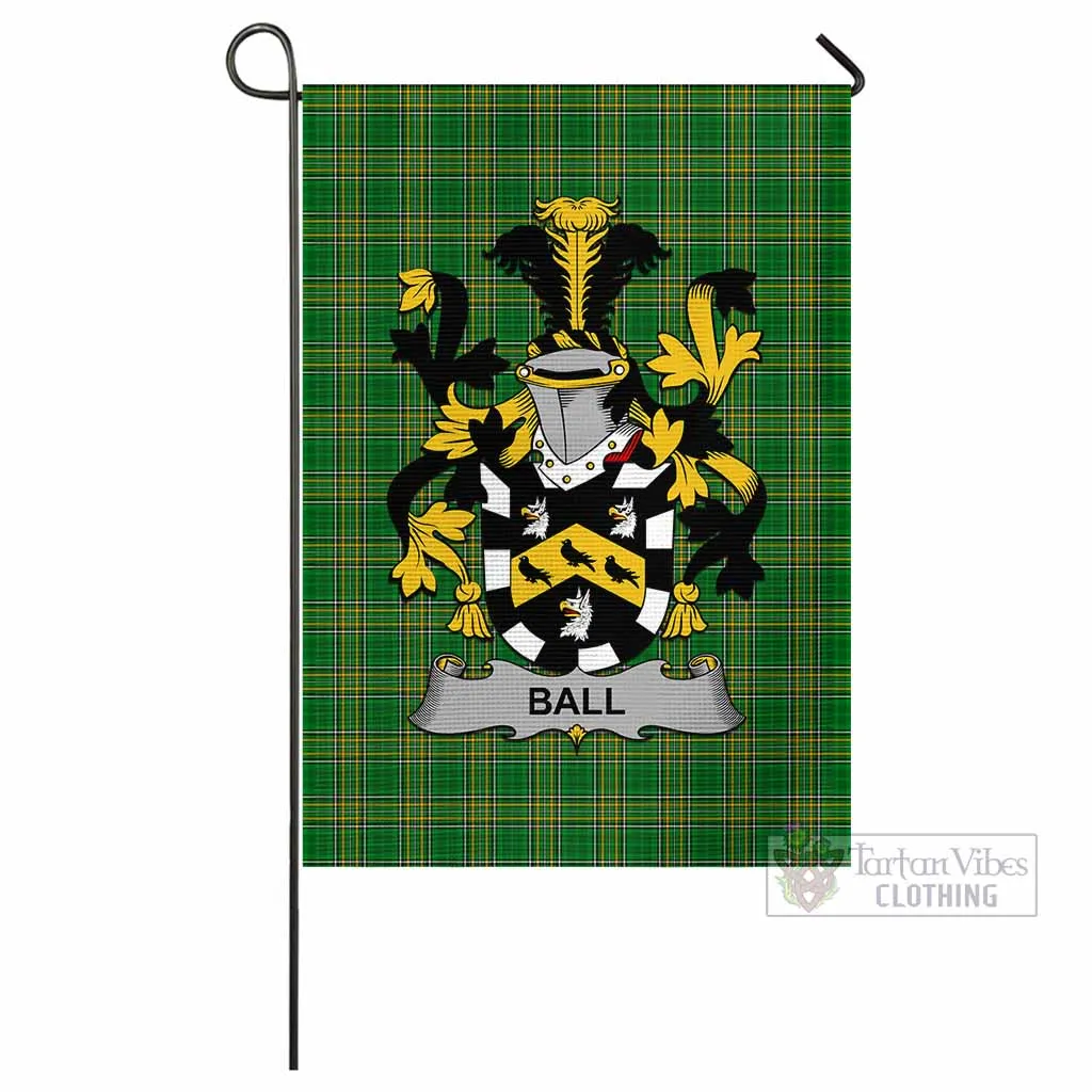 Ball Irish Clan Flag with Coat of Arms