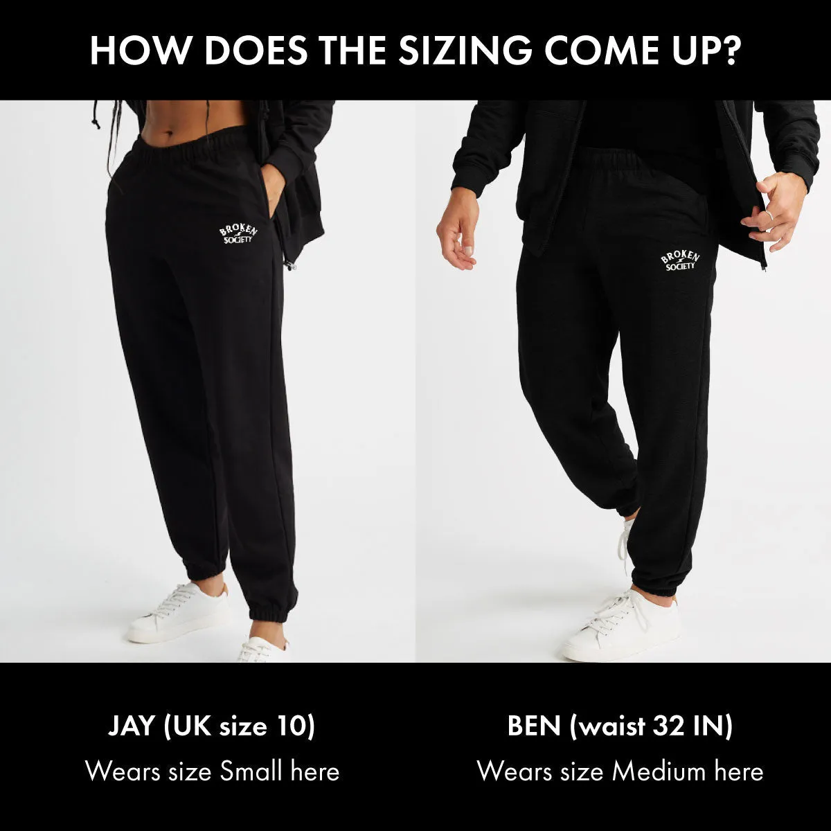 Barbed Wire Heart Embroidered Joggers (Unisex)