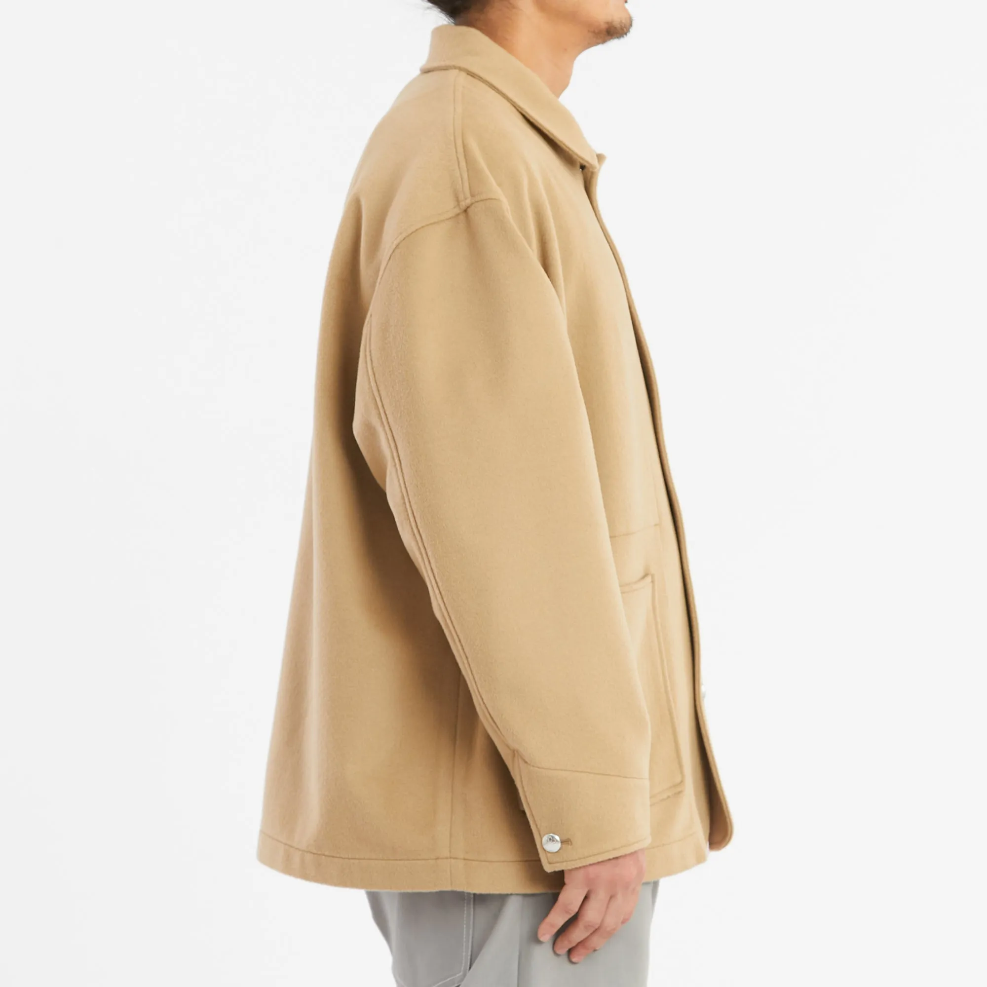 Barn Coat – Camel Wool